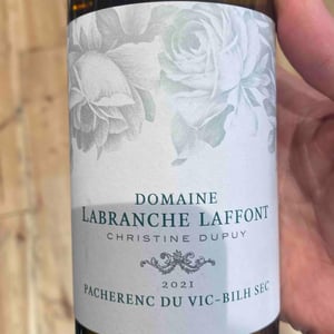 Pacherenc du vic - Bilh sec - Domaine Labranche Laffont - christine-dupuy -2021