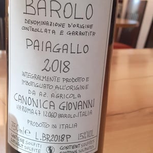 Paiagallo - Azienda Agricola Giovanni Canonica - Giovanni Canonica -2018