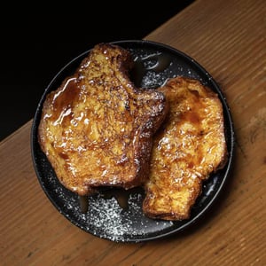 Pain Perdu With Vanilla Ice-Cream - La Cabane Wine Bistro - 581408