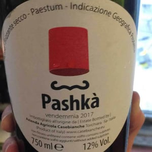 PASHKA - Azienda Agricola Casebianche - Elisabetta Iurio & Pasquale Mitrano 