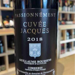 Passionnément Cuvée Jacques - Domaine Dernacueillette - Guillaume Boussens 