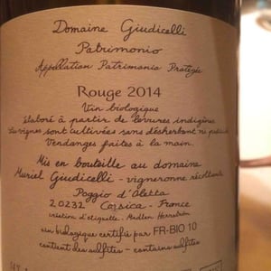 Patrimonio - Domaine Giudicelli - Muriel Giudicelli 