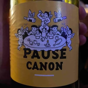 Pause Canon blanc - Le Raisin et l'Ange - Gilles & Antonin Azzoni 