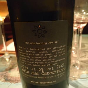 Per Se - Weingut Martin & Anna Arndorfer - martin-anna-arndorfer