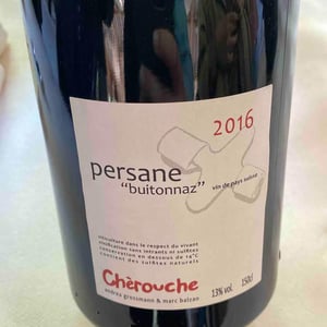Persane “buitonnaz” - Domaine de Chèrouche - Andrea Grossmann & Marc Balzan -2016