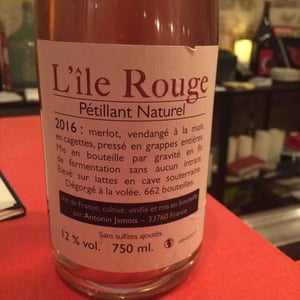 Pétillant Naturel - L'île Rouge - antonin-jamois