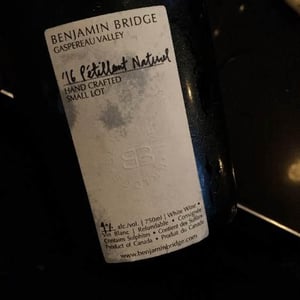 Petillant Naturel - Benjamin Bridge - gerry-dara