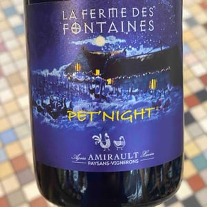Pet'Night - Domaine Amirault - Agnès & Xavier Amirault 