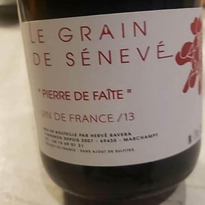 Pierre de Faîte - Le Grain de Sénevé - Adeline et Hervé Ravera 