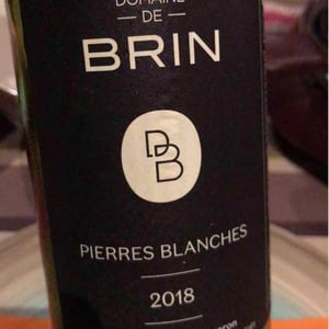 Pierres Blanches - Domaine de Brin - Damien Bonnet 