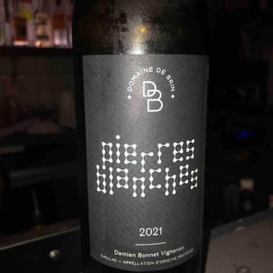 Pierres Blanches - Domaine de Brin - Damien Bonnet 