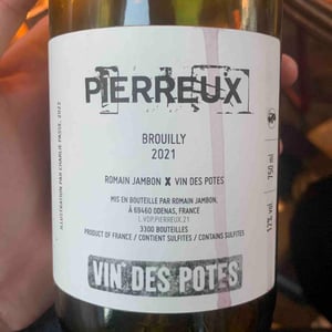 Pierreux - Domaine Romain Jambon - romain-jambon -2021