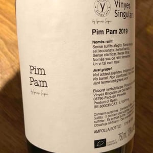 Pim Pam 2019 - Vinyes Singulars - Ignasi Segui