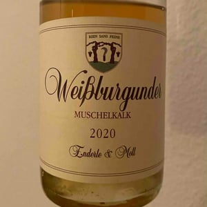 Weißburgunder Muschelkalk - Enderle & Moll - Florian Moll & Max Lecat -2020