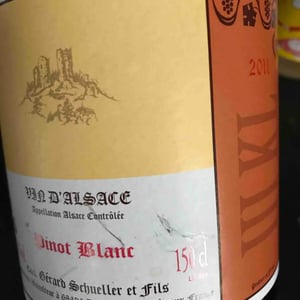 Pinot Blanc - Gérard Schueller & Fils - bruno-schueller