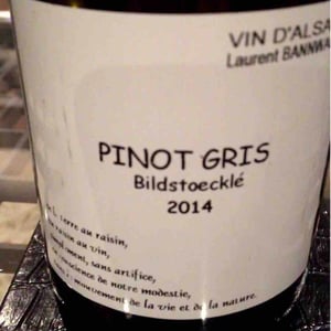 Pinot Gris Bildstoecklé - Laurent Bannwarth - Stéphane Bannwarth 