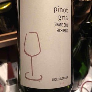 Pinot Gris Grand Cru Eichberg - Lucie Colombain - Eric , Jean & Marie Colombain 