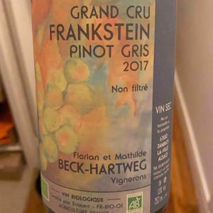 Pinot Gris Grand Cru Frankstein - Florian & Mathilde Beck-Hartweg - florian-mathilde-beck-hartweg