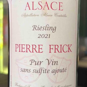 Pinot Gris Macération - Domaine Pierre Frick - Jean-Pierre, Chantal et Thomas Frick 
