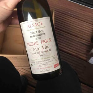 Pinot Gris Macération - Domaine Pierre Frick - Jean-Pierre, Chantal et Thomas Frick 