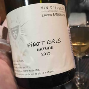 Pinot Gris Nature - Laurent Bannwarth - Stéphane Bannwarth 