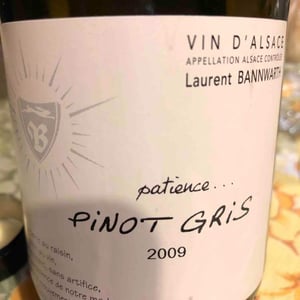 Pinot Gris Patience - Laurent Bannwarth - stephane-bannwarth