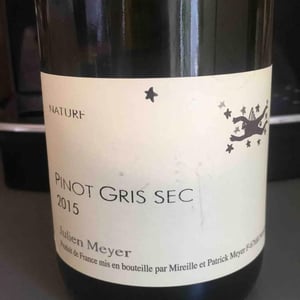 Pinot Gris Sec Macération - Domaine Julien Meyer - Patrick Meyer 