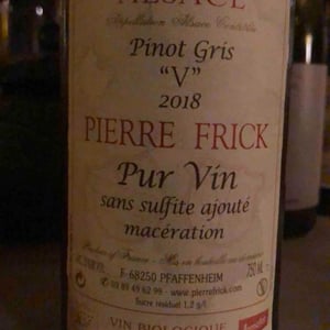 Domaine Pierre Frick - Jean-Pierre, Chantal et Thomas Frick - Pinot Gris 'V'
