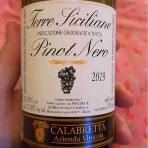 Pinot Nero - Azienda Vinicola Calabretta - Massimiliano Calabretta -2019
