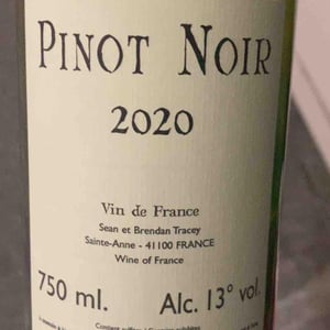 Pinot Noir - Domaine Le Clocher - Les Vins de Sainte Anne - Brendan & Sean Tracey -2020