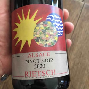 Pinot Noir (2019 NEW LABEL ) - Domaine Rietsch - jean-pierre-sophie-rietsch -2019