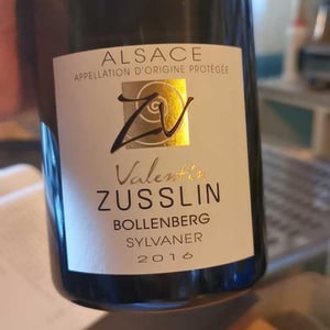 Pinot Noir Bollenberg - Domaine Valentin Zusslin - Jean-Paul & Marie Zusslin 