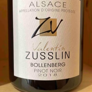 Pinot Noir Bollenberg - Domaine Valentin Zusslin - jean-paul-marie-zusslin