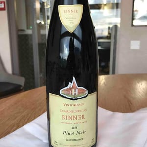 Domaine Christian Binner - Christian Binner et son équipe - Pinot Noir Cuvée Béatrice
