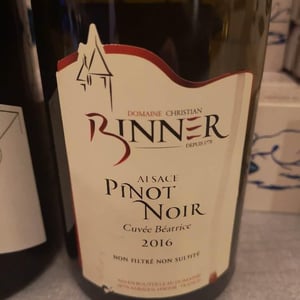 Pinot Noir Cuvée Béatrice - Domaine Christian Binner - Christian Binner et son équipe 