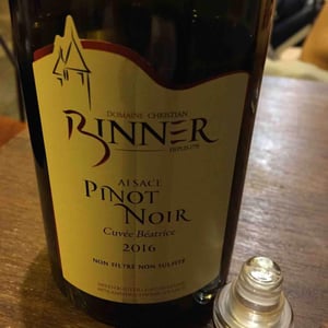Pinot Noir Cuvée Béatrice - Domaine Christian Binner - Christian Binner et son équipe 