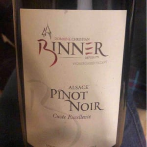 Pinot Noir Cuvée Excellence - Domaine Christian Binner - Christian Binner et son équipe 