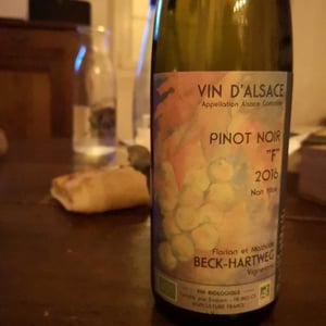 Florian & Mathilde Beck-Hartweg - Florian & Mathilde Beck-Hartweg - Pinot Noir "F"