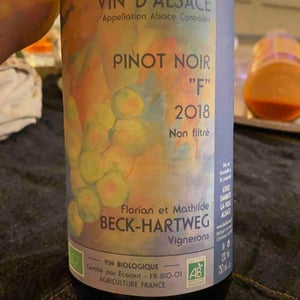 Pinot Noir "F" 2018
