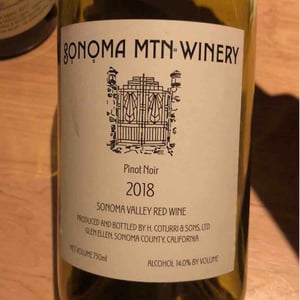 Pinot Noir - Sonoma Mtn Winery - Nic Coturri & Dan Marioni 