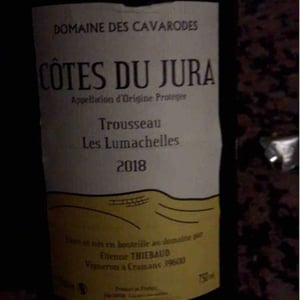 Domaine des Cavarodes - Etienne Thiebaud - Pinot Noir Les Lumachelles