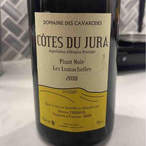 Pinot Noir Les Lumachelles - Domaine des Cavarodes - Etienne Thiebaud 
