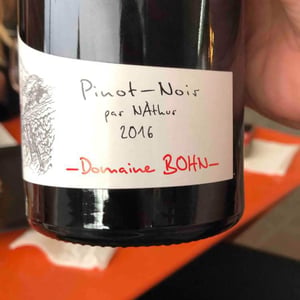Pinot Noir Par Nathur - Domaine Bohn - Bernard & Arthur Bohn 