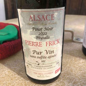 Physalis Pinot Noir - Domaine Pierre Frick - Jean-Pierre, Chantal et Thomas Frick 