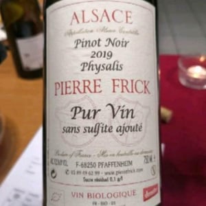 Domaine Pierre Frick - Jean-Pierre, Chantal et Thomas Frick - Physalis Pinot Noir