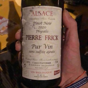 Domaine Pierre Frick - Jean-Pierre, Chantal et Thomas Frick - Physalis Pinot Noir