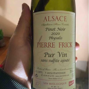 Physalis Pinot Noir - Domaine Pierre Frick - jean-pierre-chantal-et-thomas-frick