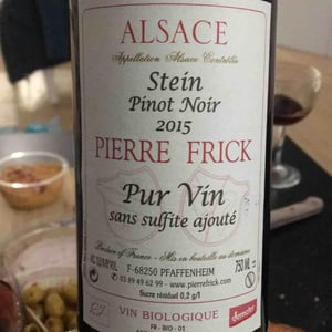 Pinot Noir Stein - Domaine Pierre Frick - Jean-Pierre, Chantal et Thomas Frick 
