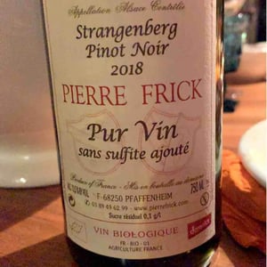 Domaine Pierre Frick - Jean-Pierre, Chantal et Thomas Frick - Pinot Noir Stein