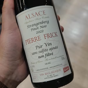 Strangenberg Pinot Noir - Domaine Pierre Frick - jean-pierre-chantal-et-thomas-frick -2022
